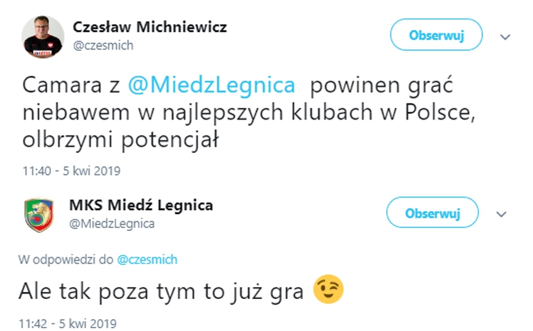 Miedź Legnica odpowiada Michniewiczowi! :D